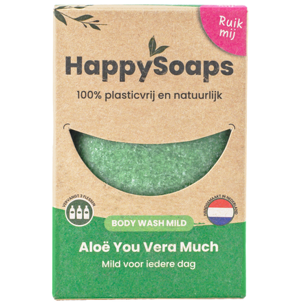 Sabonete Corporal de Aloé Vera para Uso Diário · HappySoaps · 70 g
