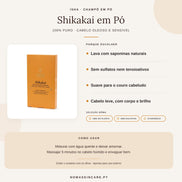 Champô Shikakai em Pó 100% Puro
