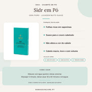 Champô Sidr em Pó 100% Puro