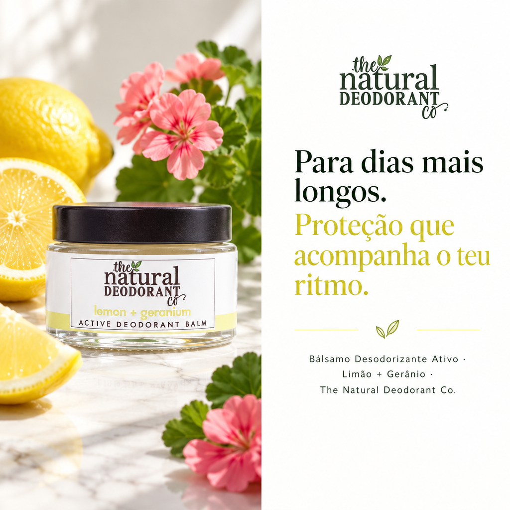 Informação complementar — Desodorizante Bálsamo Active Limão e Gerânio
